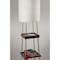 Homeroots Walnut Wood & Metal Shelf Floor Lamp16 x 16 x 63.25 in. 372586 - alternate 3